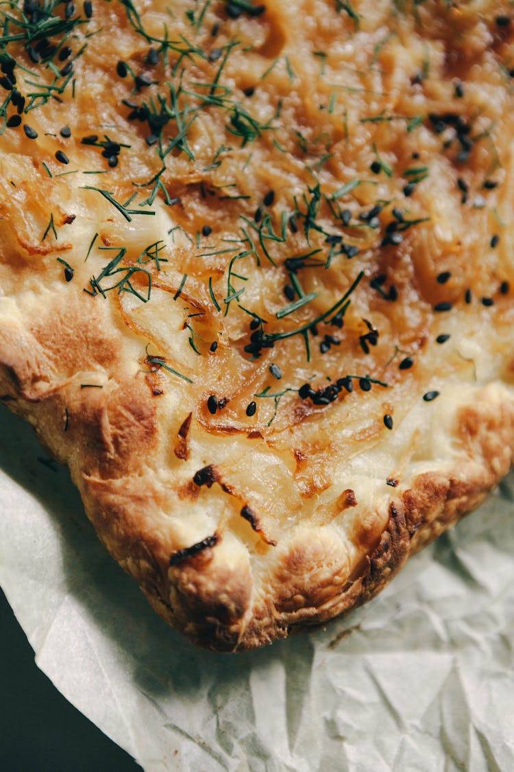 Fresh Focaccia With Salt And Rosemary