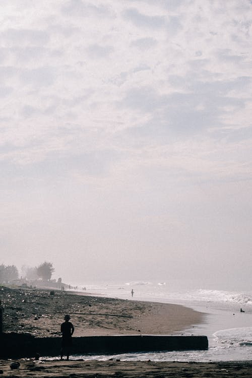 Moody Sky over Seashore