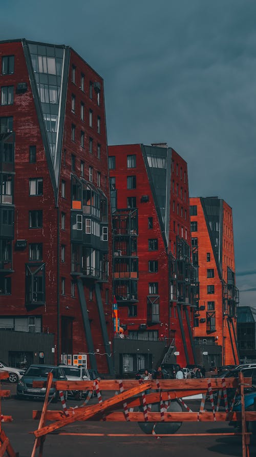 City Buildings Under the Blue Sky