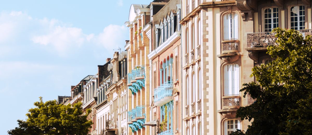 Una calle del centro de Estrasburgo