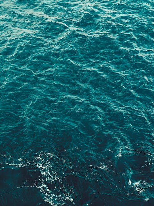 Close Up Shot of Blue Ocean