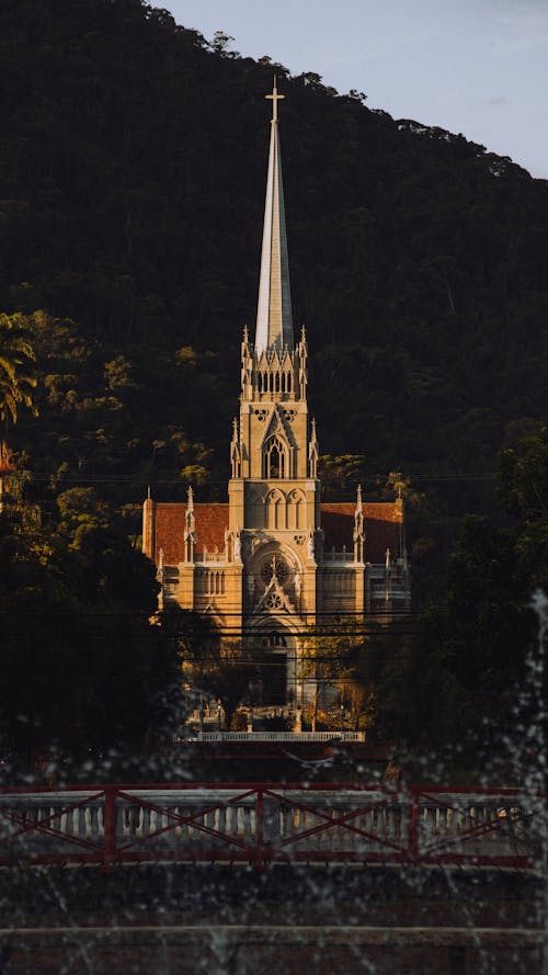 Aerial View of a Church