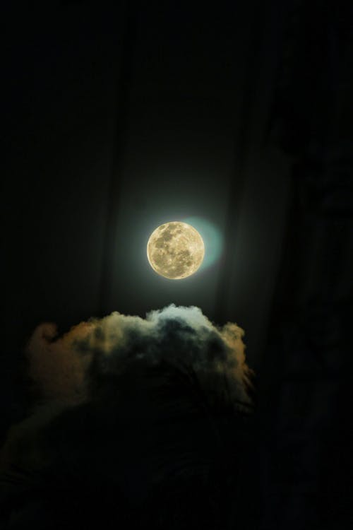 Kostnadsfri bild av astronomi, förmörkelse, fullmåne