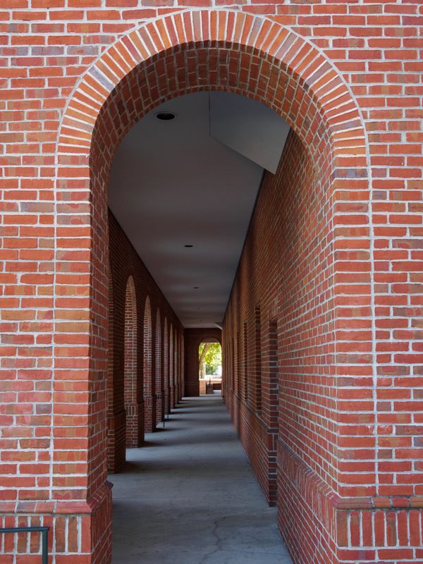 Brick archway