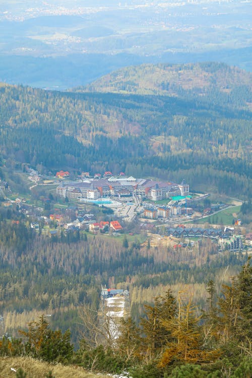 view from the mountain of resort