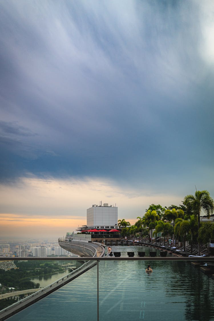 Infinity Pool At The Marina Bay Sands Hotel