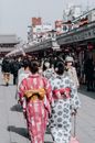 People Walking in City in Japan