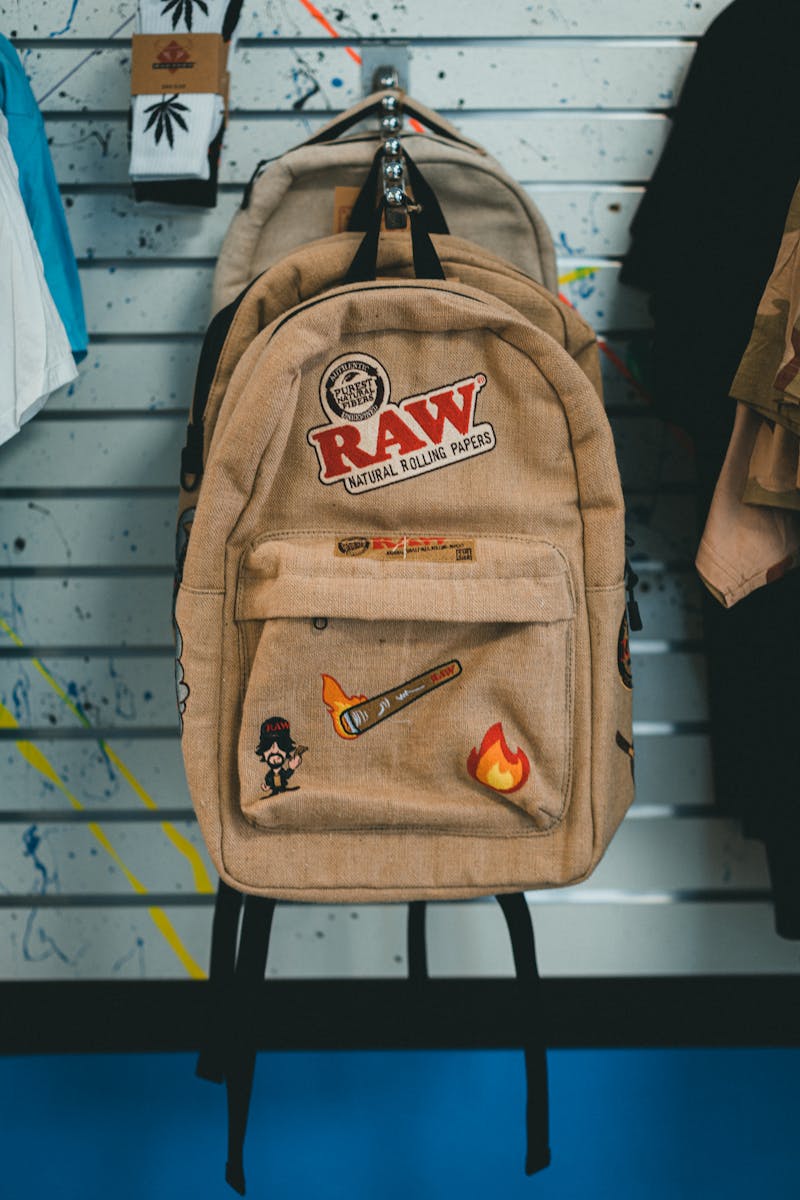 PVC Patches on Backpack