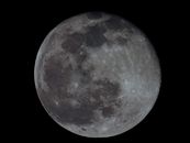 Full Moon With Black Background