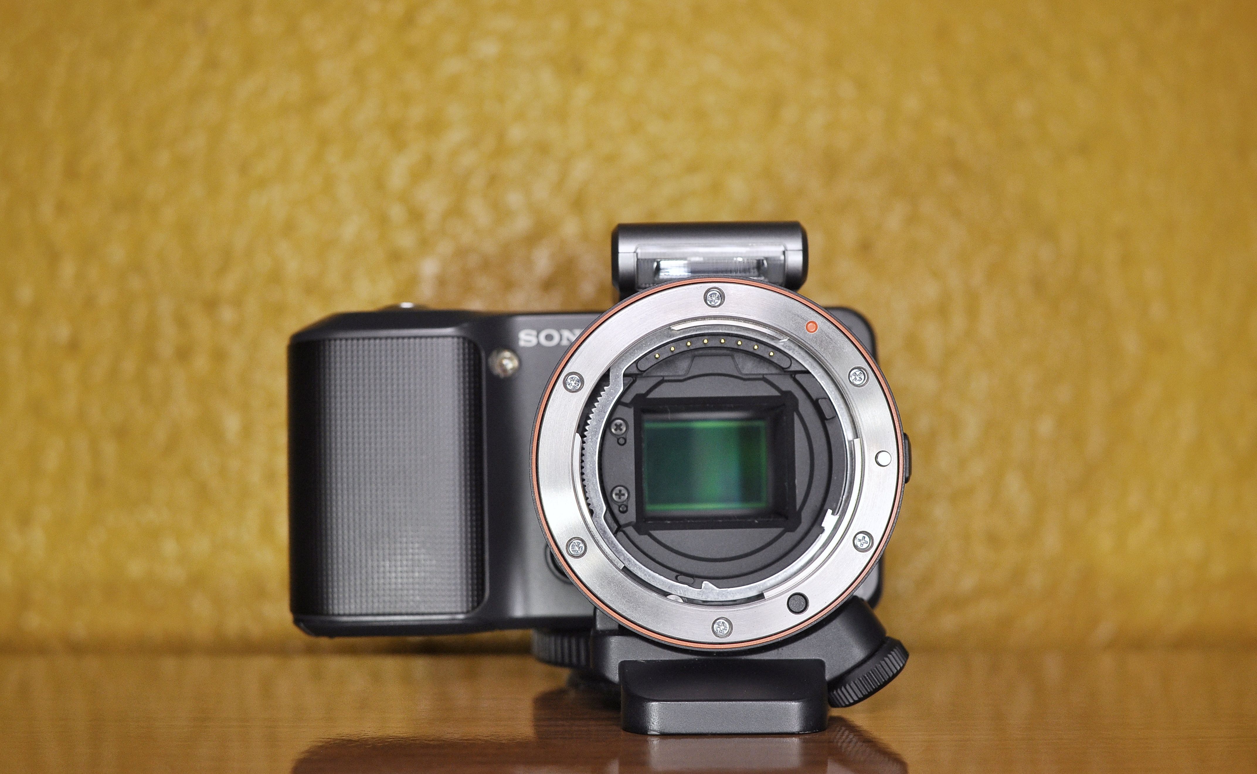 macro lens capture of camera sensor silicon and circuitry
