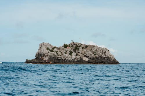 Rocky Island in the Sea