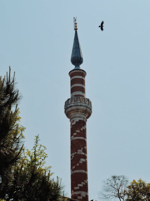 Gratis stockfoto met blauwe lucht, geloof, minaret