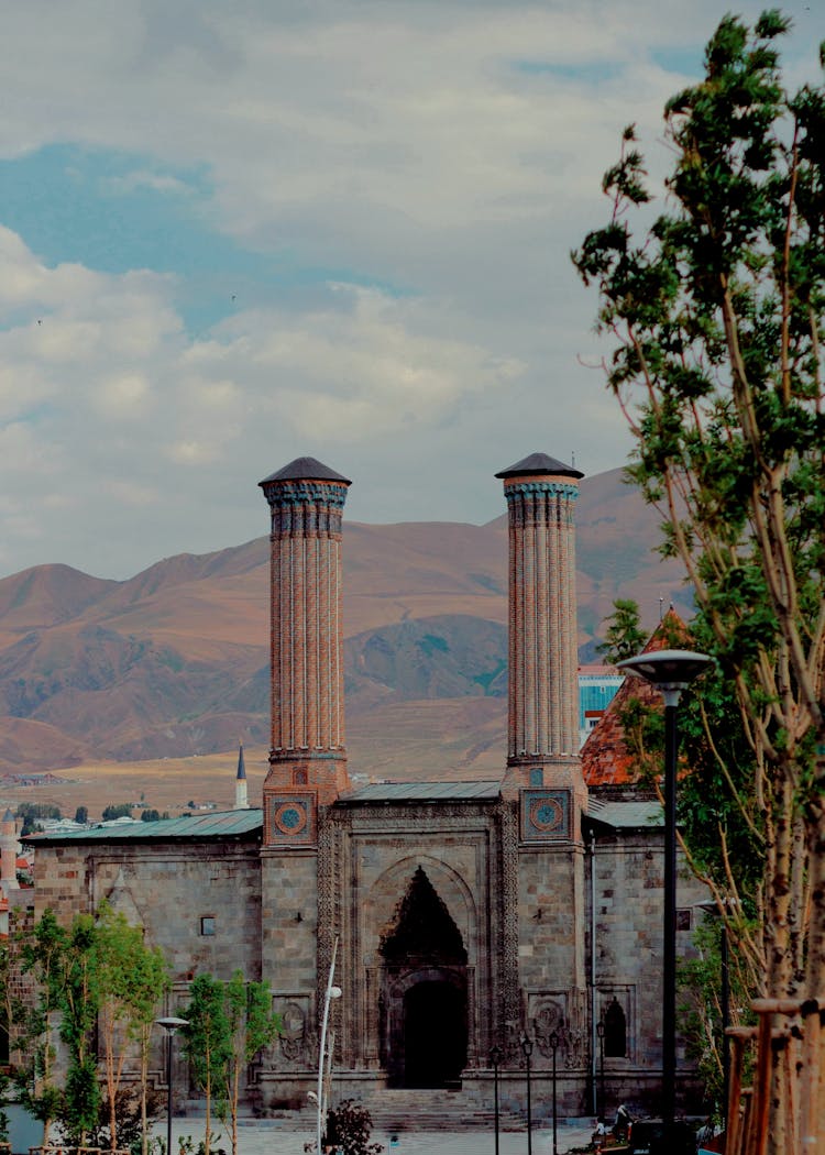 Twin Minaret Madrasa, Erzurum, Turkey 