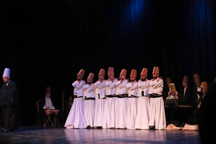 Turkish Dancers During Theater Performance