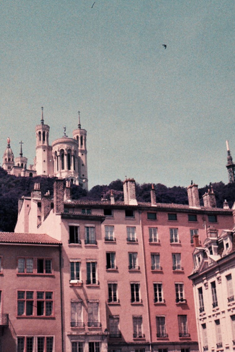 View Of Church And Buildings In Old Town Centre