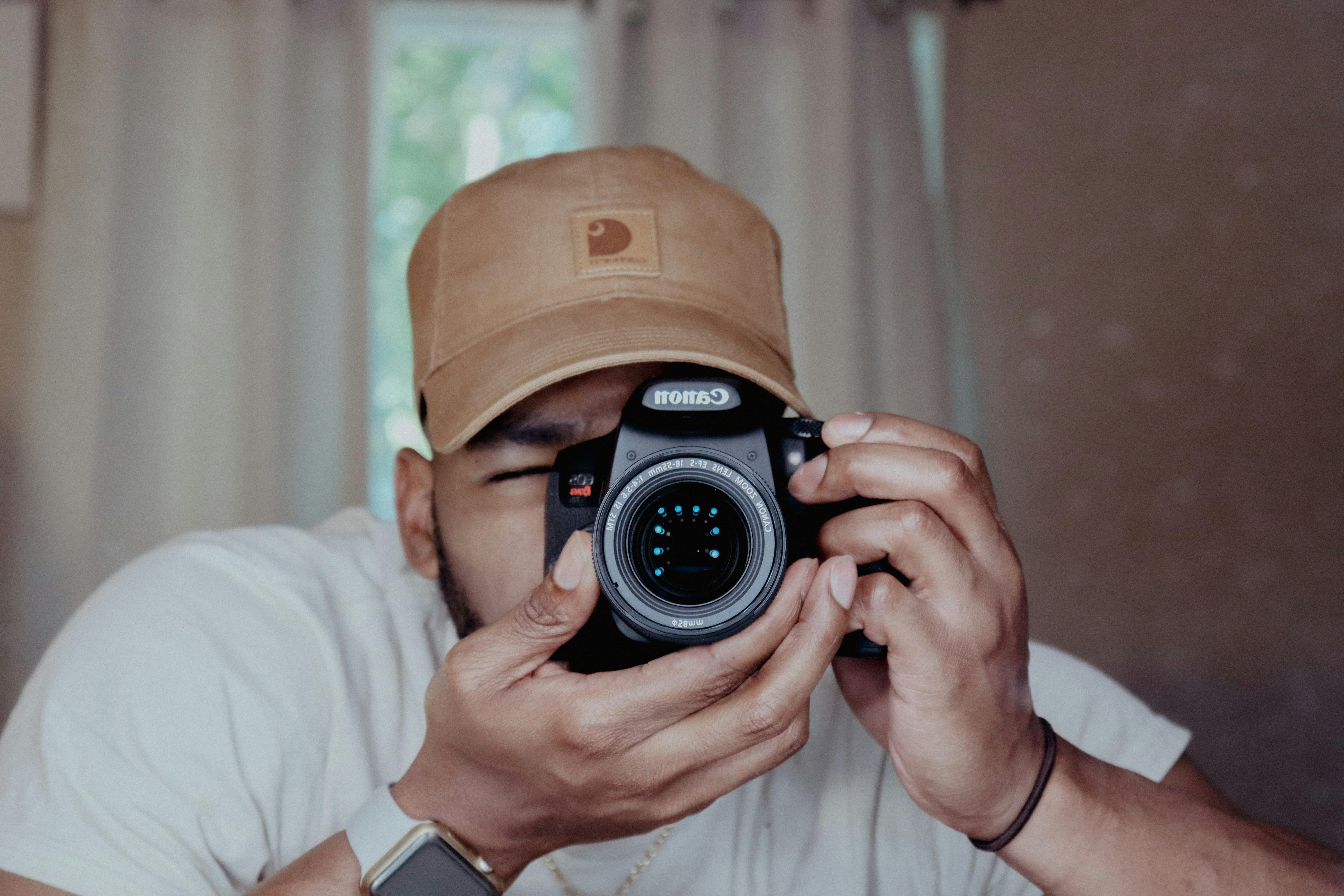 a man taking a picture