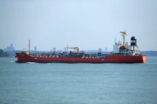 Industrial Ship at Sea