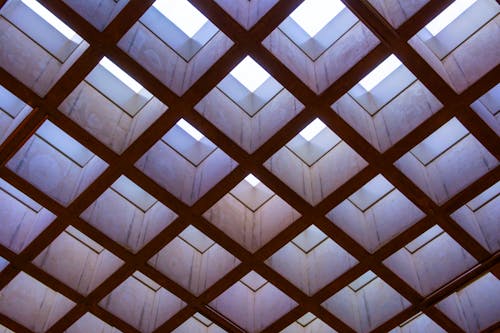 ローアングルショット, 天井, 左右対称の無料の写真素材