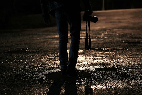人, 步行, 漆黑 的 免费素材图片