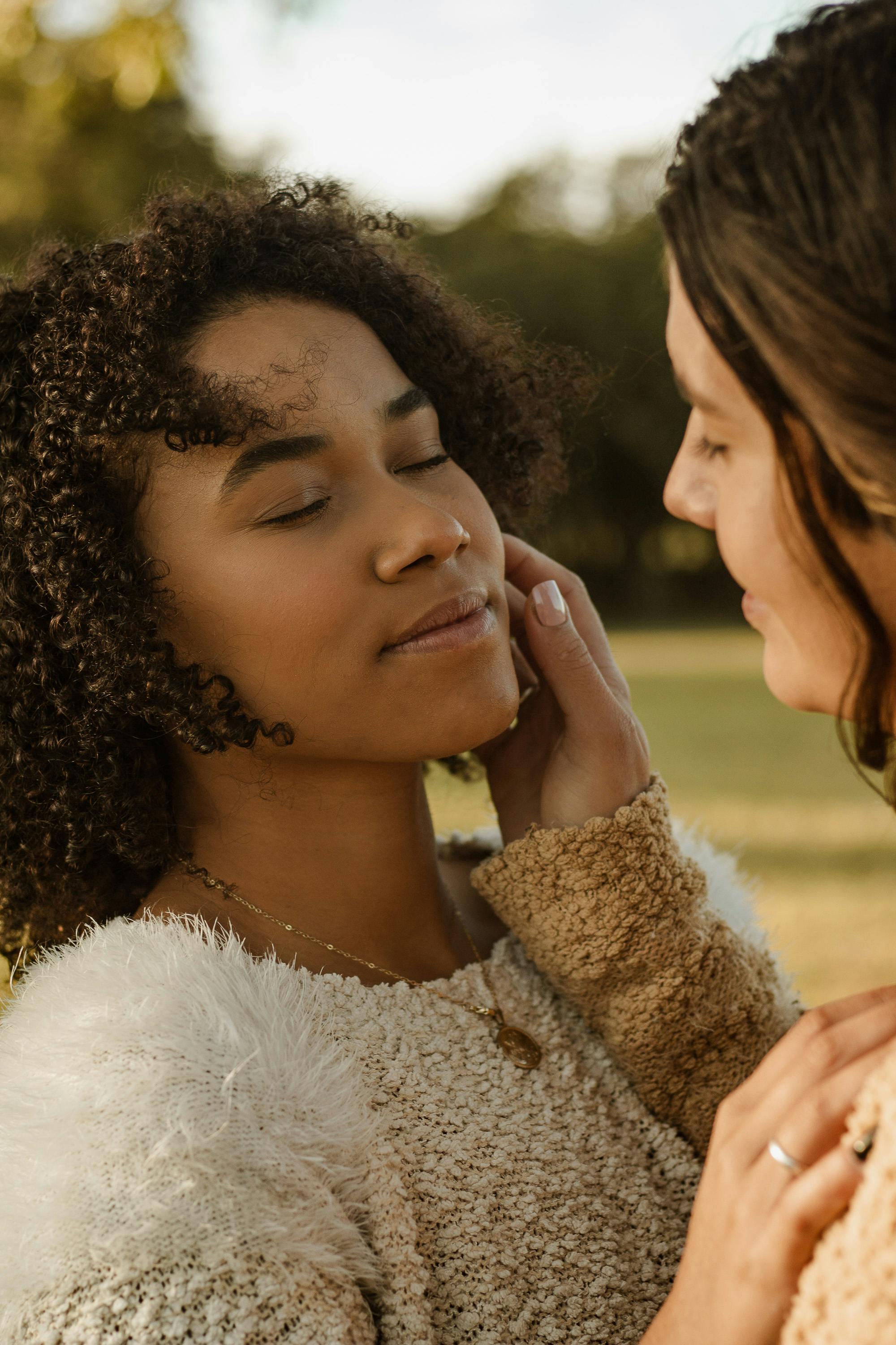 Couple Being Affectionate · Free Stock Photo