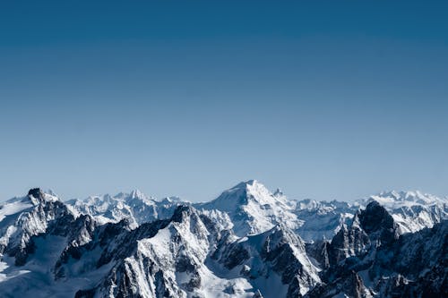 Gratis arkivbilde med blå himmel, fjellkjede, geologi