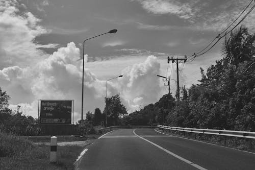 Foto d'estoc gratuïta de asfalt, cables, carretera