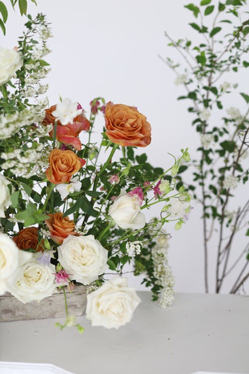 aranjman, Çiçekler, dekorasyon içeren Ücretsiz stok fotoğraf