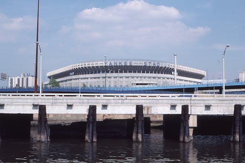 Yankee Stadium Under the Blue Sky