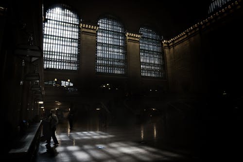Free People inside Grand Central Terminal Stock Photo