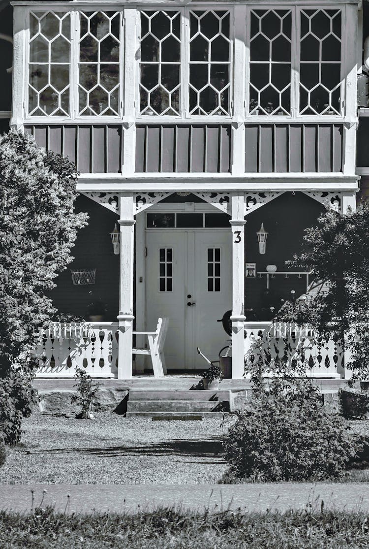 Exterior Of A House With A Porch 