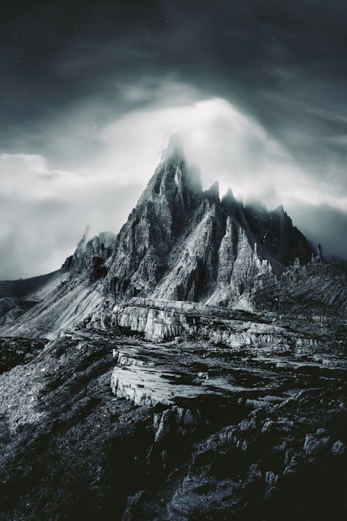 Ücretsiz dağ doruğu, dikey, dolomit dağları içeren Ücretsiz stok fotoğraf Stok Fotoğraflar