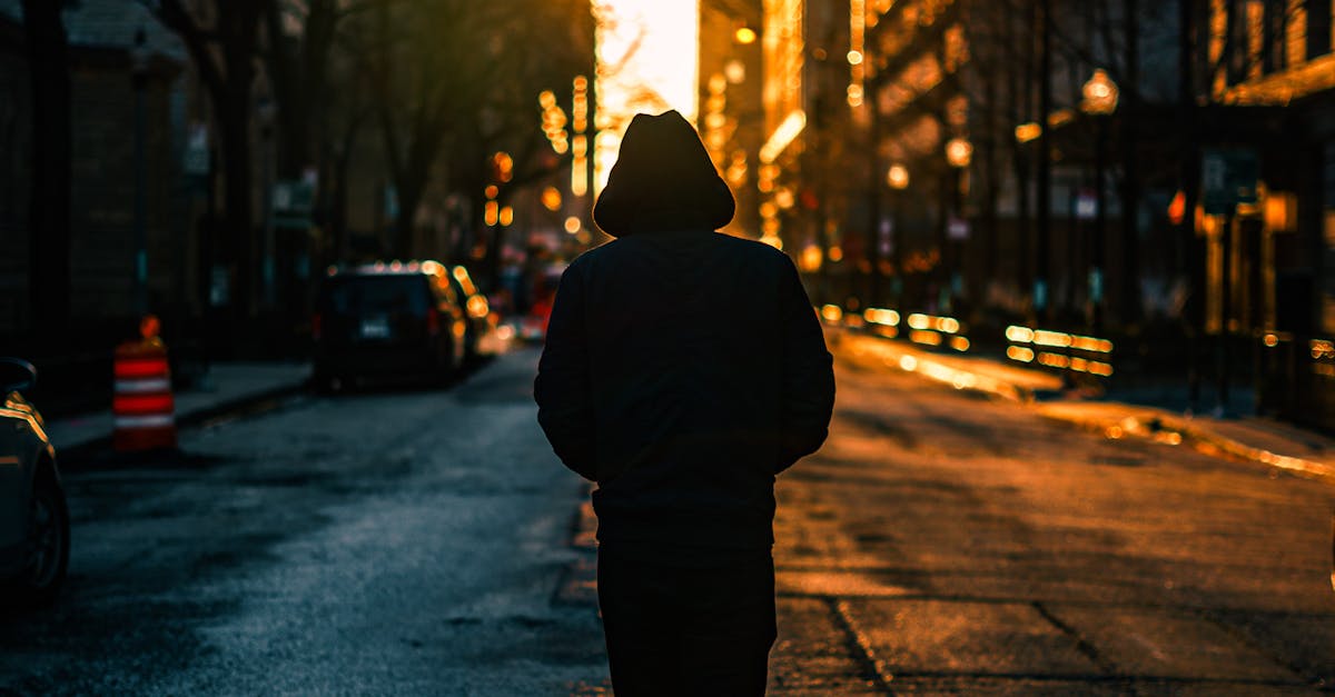 Photography of Person Walking On Road Free Stock Photo Photography of Person Walking On Road Free Stock Photo