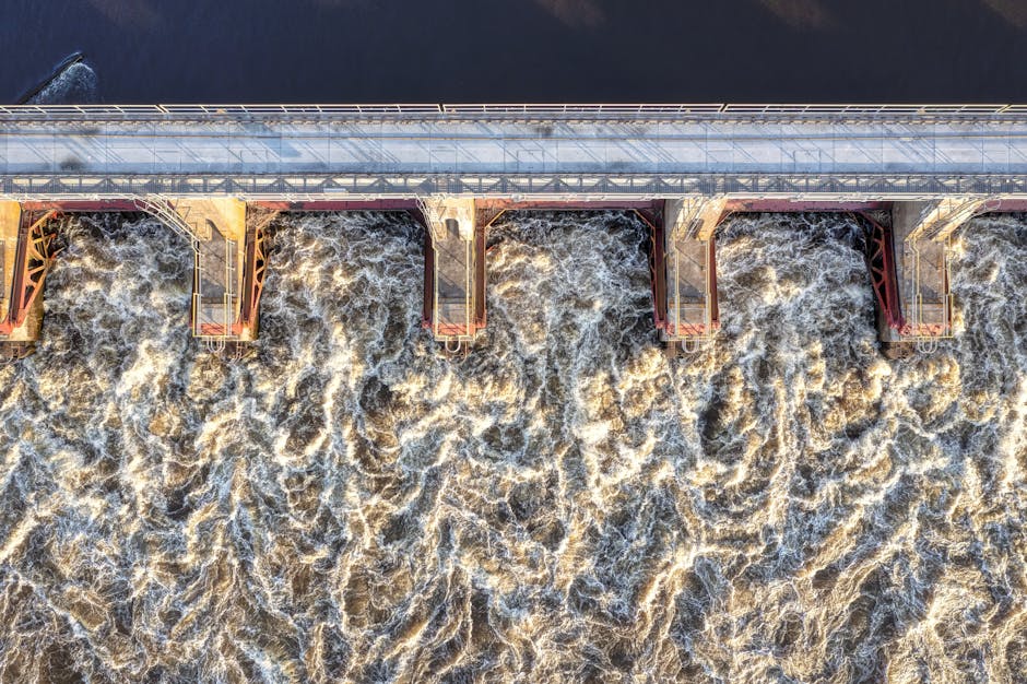 Hydropower facility integrated into a natural landscape - Crypto mining power consumption Hydropower facility integrated into a natural landscape - Crypto mining power consumption