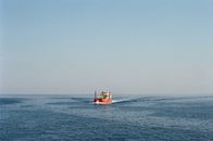 Clear Sky over Ship on Sea