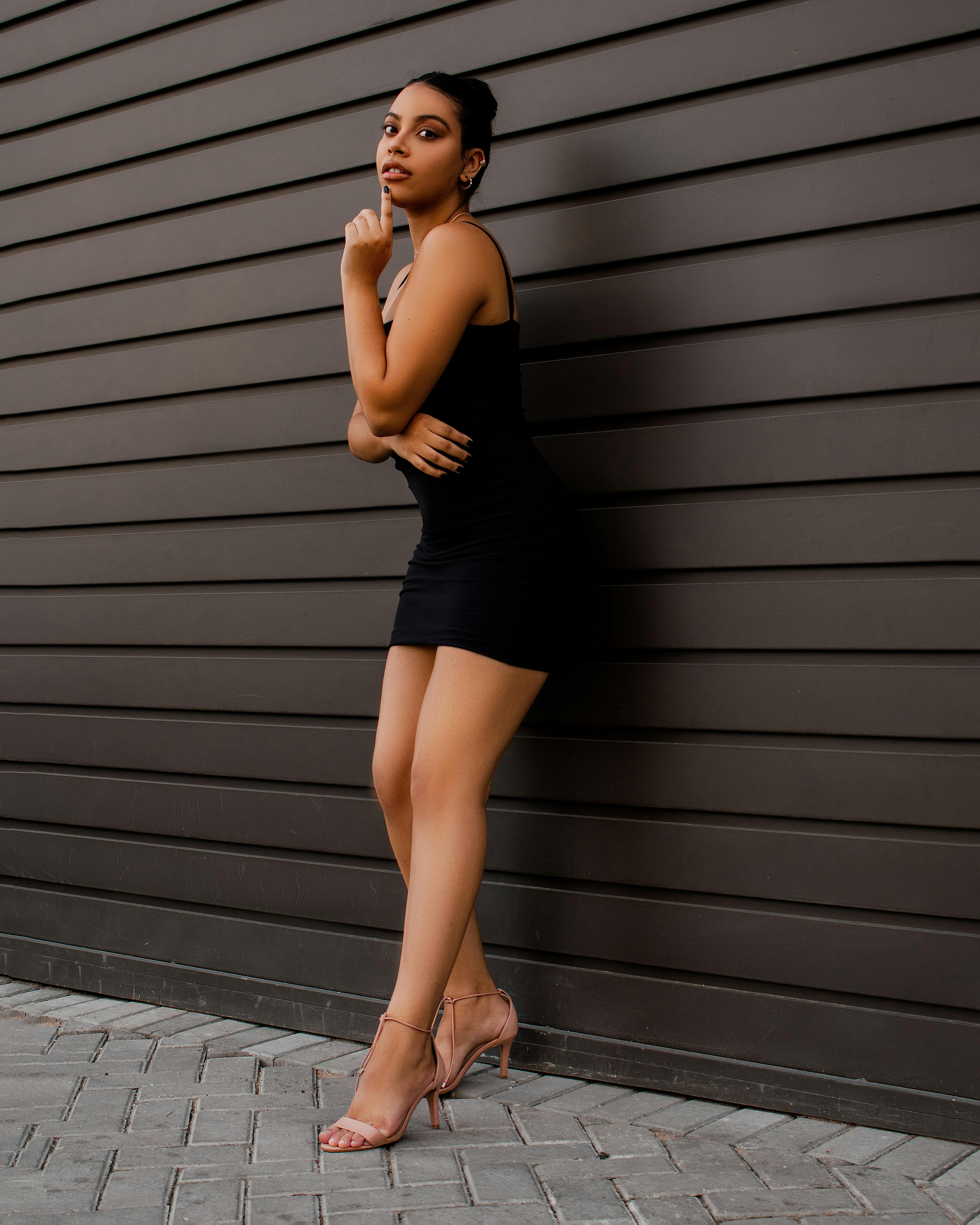 Black Dress With Nude Heels Photos, Download The BEST Free Black Dress With Nude  Heels Stock Photos & HD Images