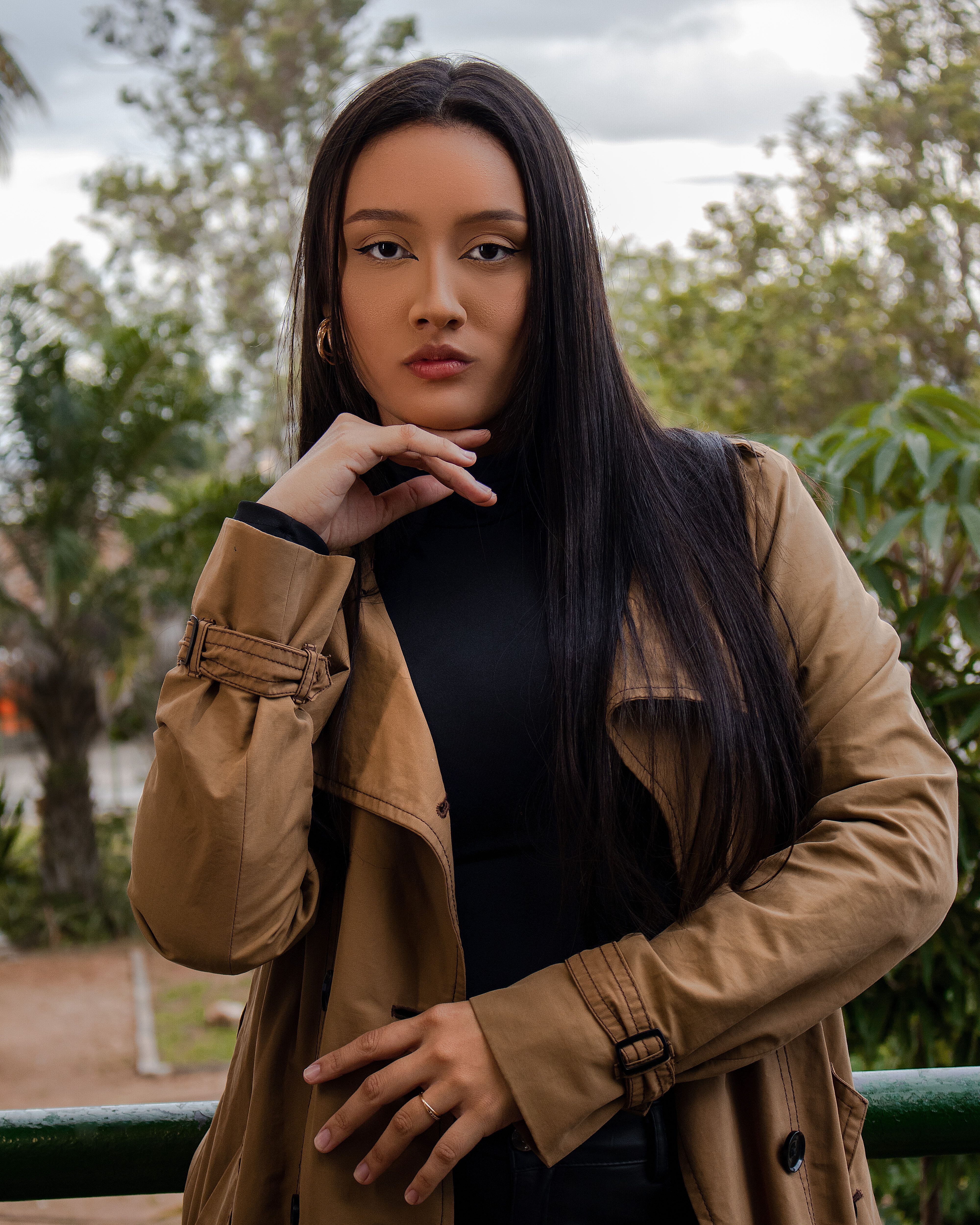 A Woman in Brown Coat · Free Stock Photo