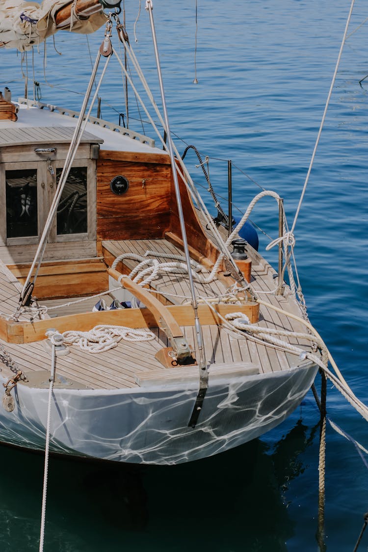 Moored Fishing Boat