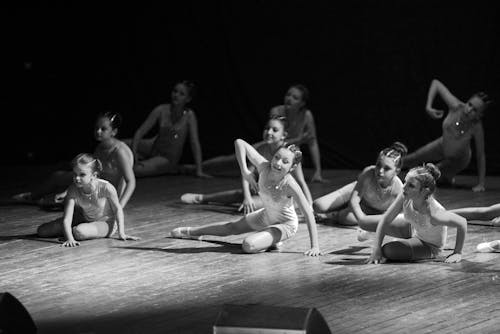 Girls Practicing Ballet