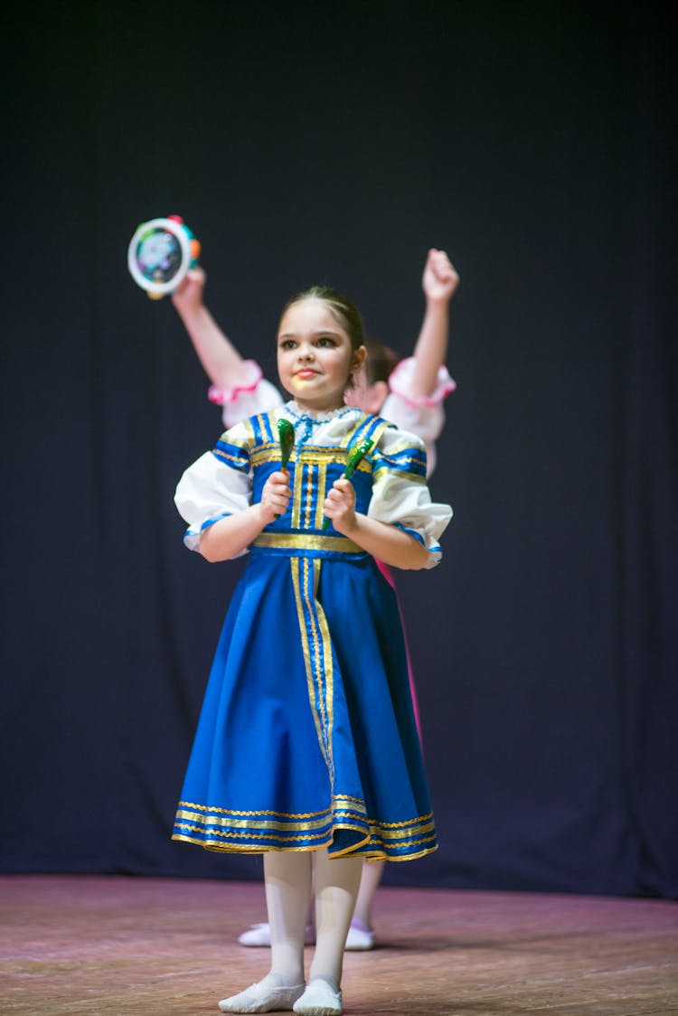 Girl On Theatre Stage