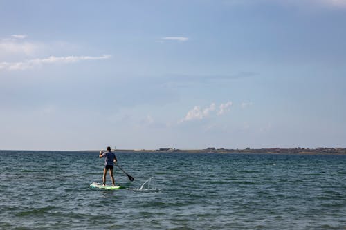 คลังภาพถ่ายฟรี ของ paddleboarding, การพักผ่อนหย่อนใจ, คน