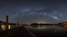 Arch Milkyway over Lake Cuyamaca