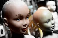 A Mannequin in Close-Up Photography