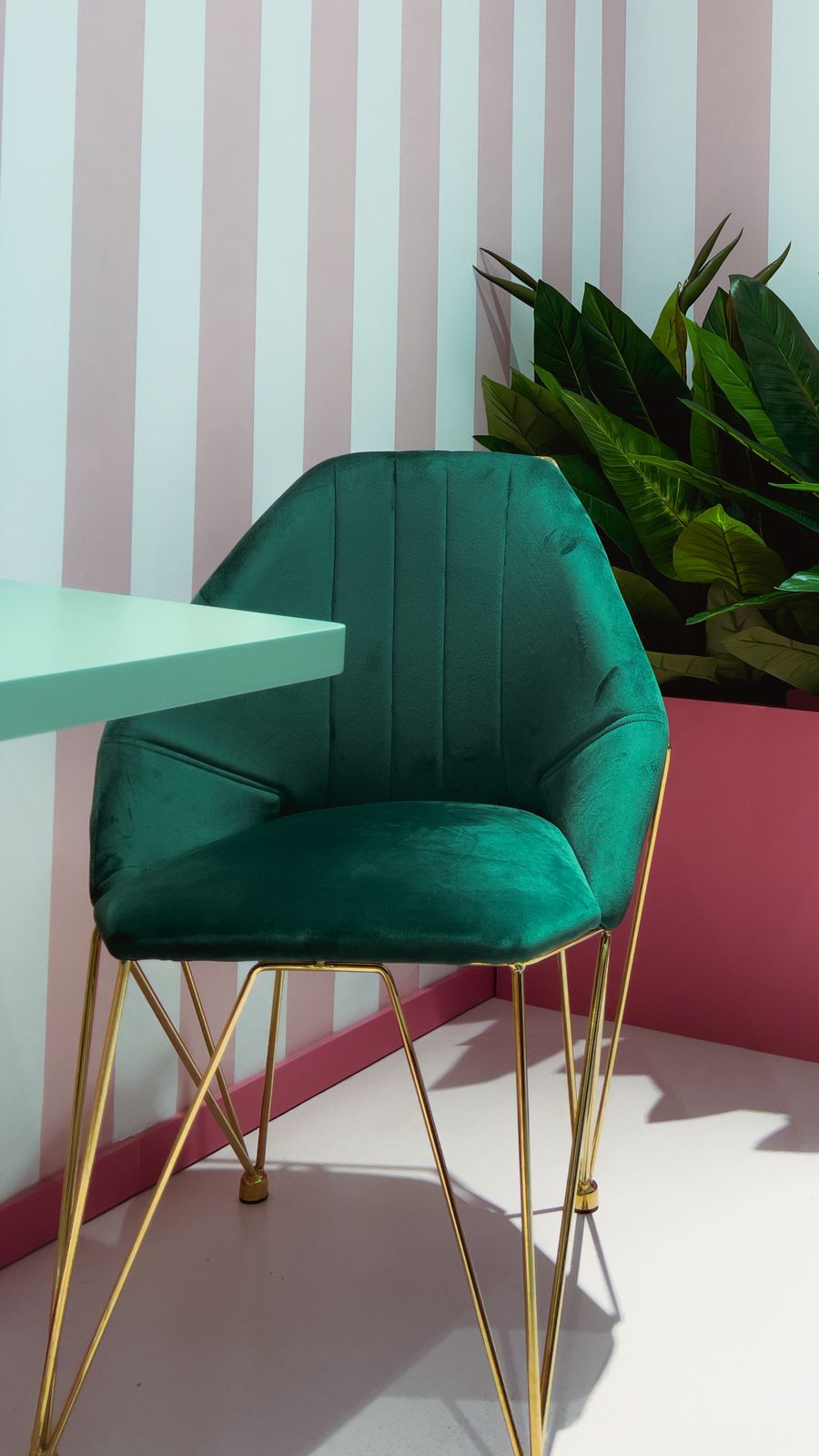 Emerald Velvet Accent Chair