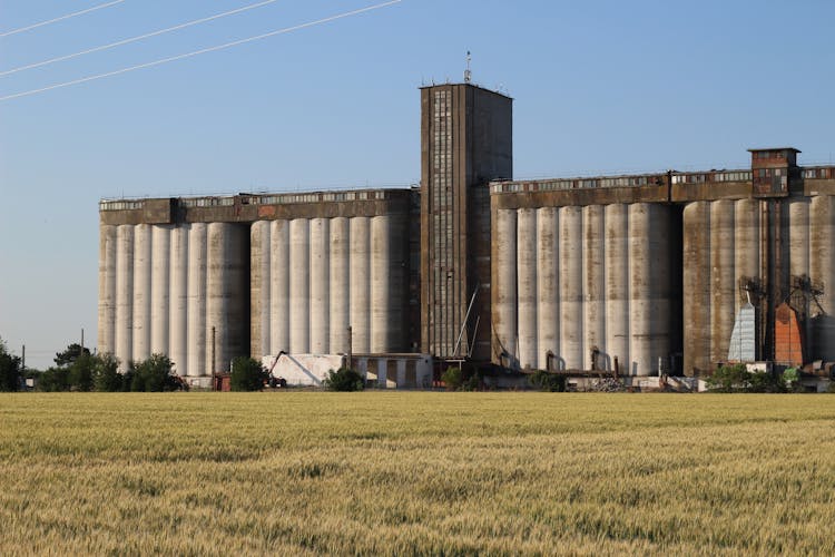 Industrial Plant In Field