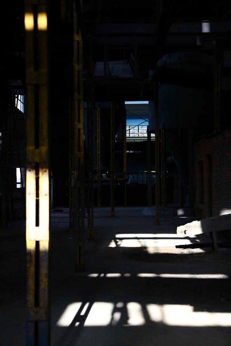 Photo Of An Interior Of An Abandoned Factory