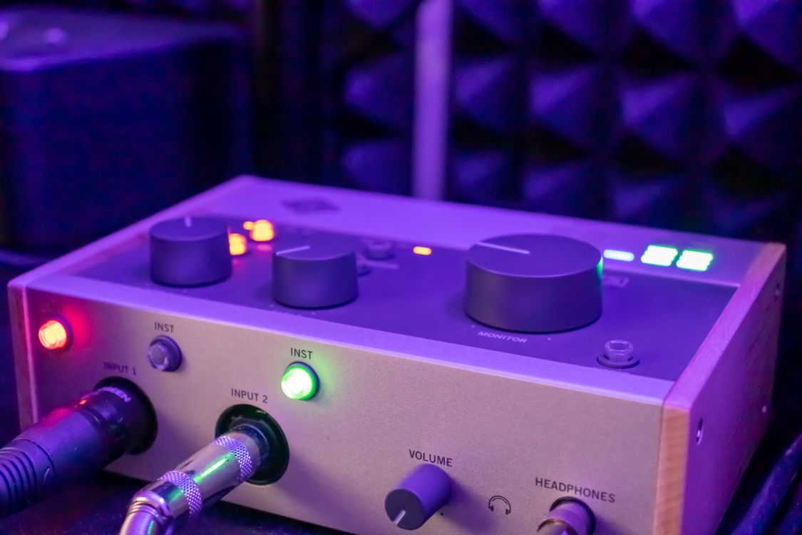 Working Audio Interface · Free Stock Photo