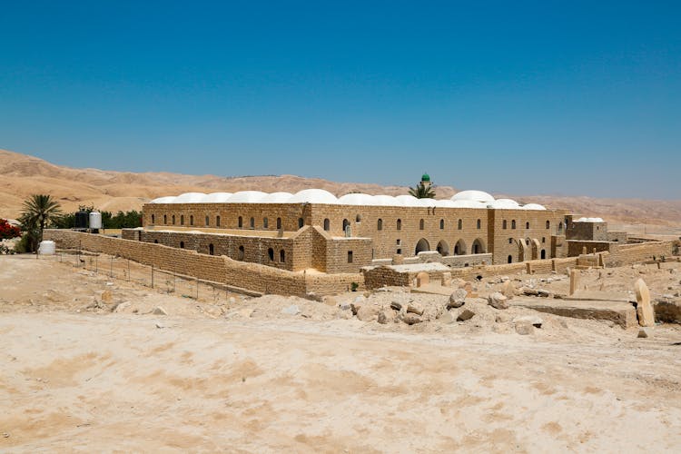 Ancient Temple In Desert