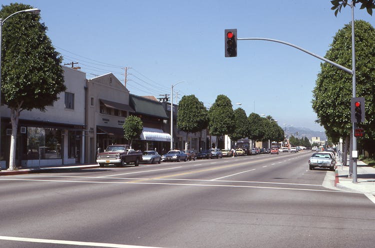 Red Light On City Road