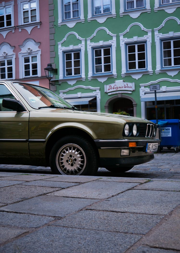 Classic Car Parked On Street