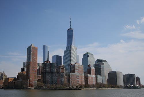 Free City Skyline Under Blue Sky Stock Photo